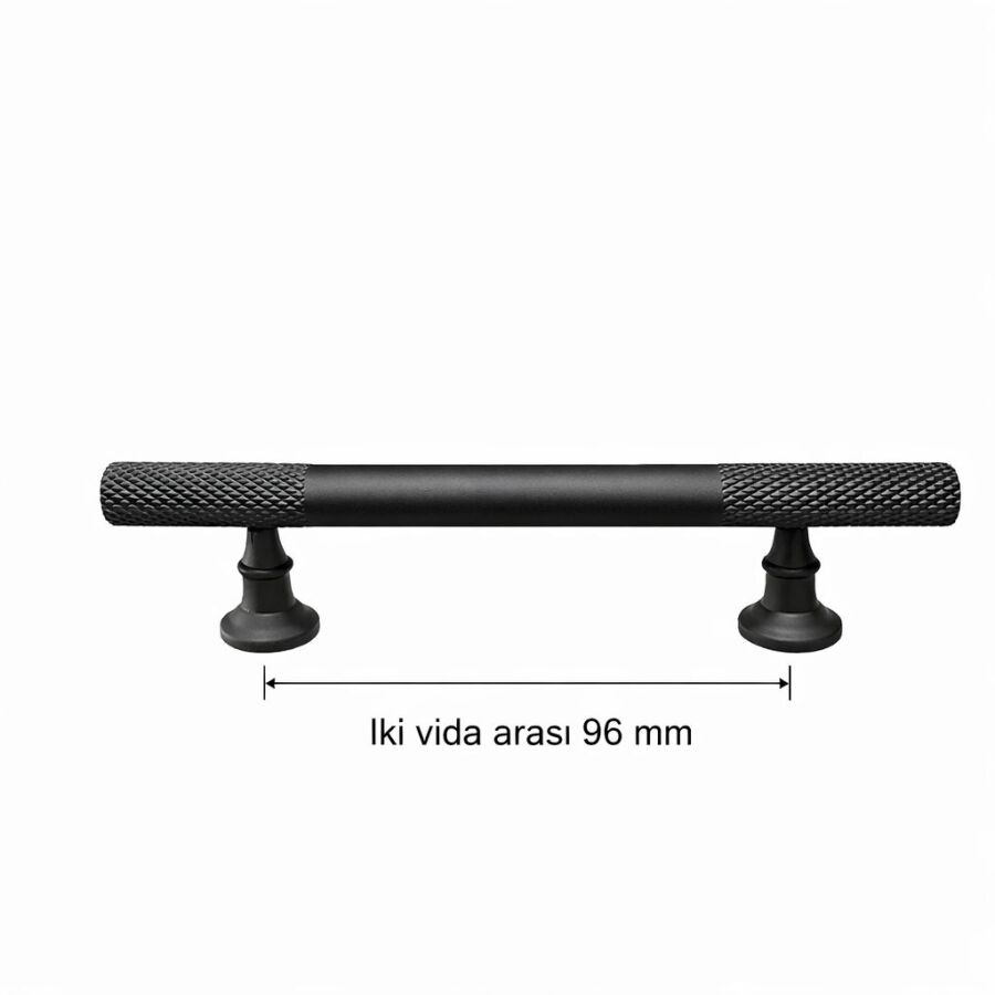 135 096mm Mat Siyah Kulp