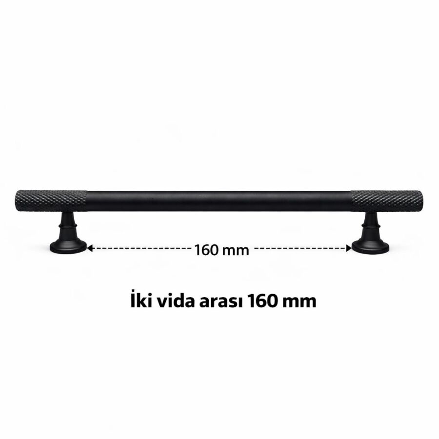 135 160mm Mat Siyah Kulp