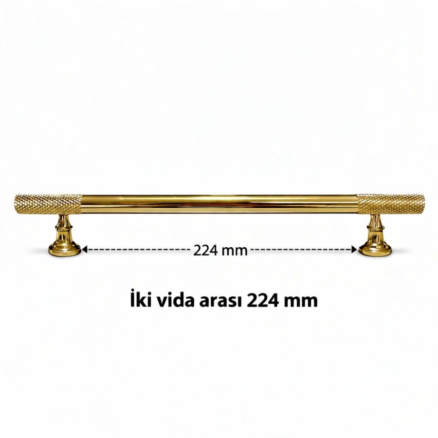 135 224mm Titanyum altın Kulp