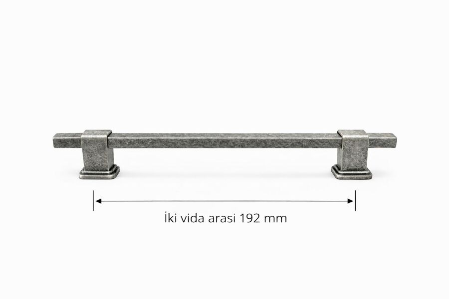 136 192mm Antik Gümüş Kulp