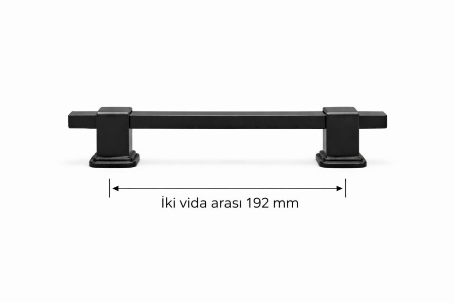 136 192mm Mat Siyah Kulp