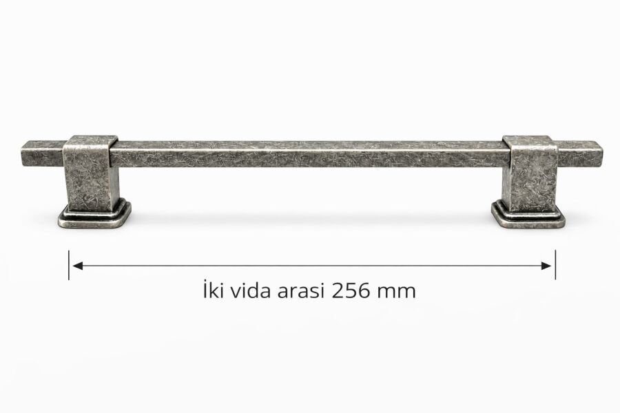 136 256mm Antik Gümüş Kulp