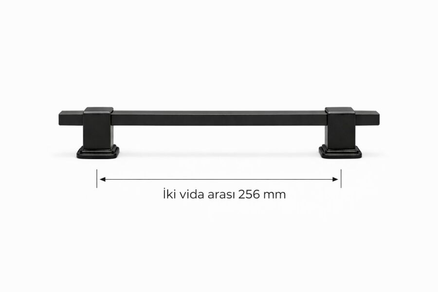 136 256mm Mat siyah Kulp