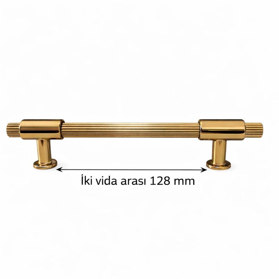 159 128mm Titanyum Altın Kulp