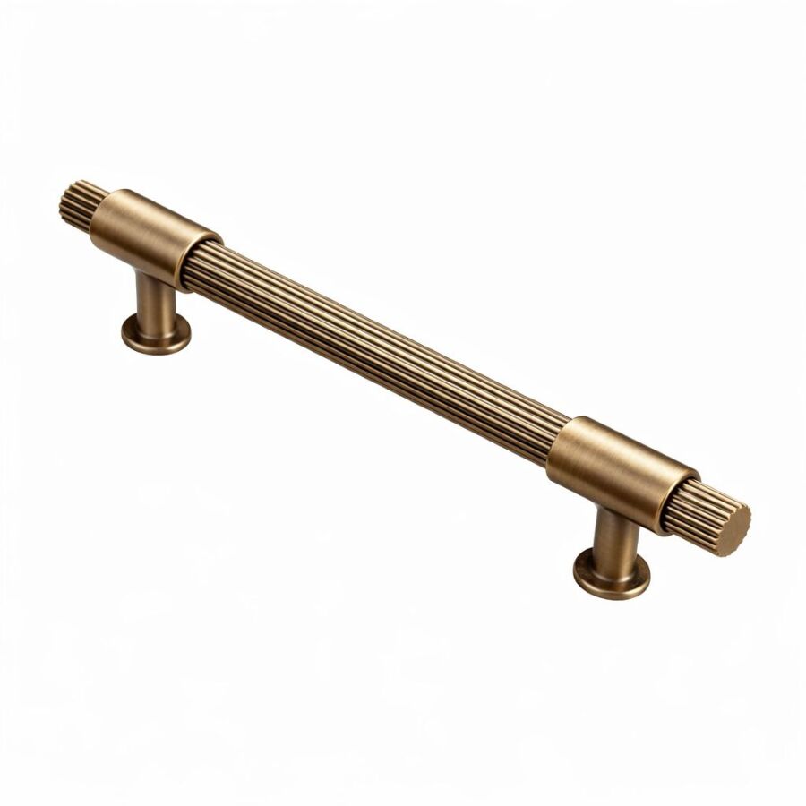 159 192mm Mat Sarı Antik Kulp