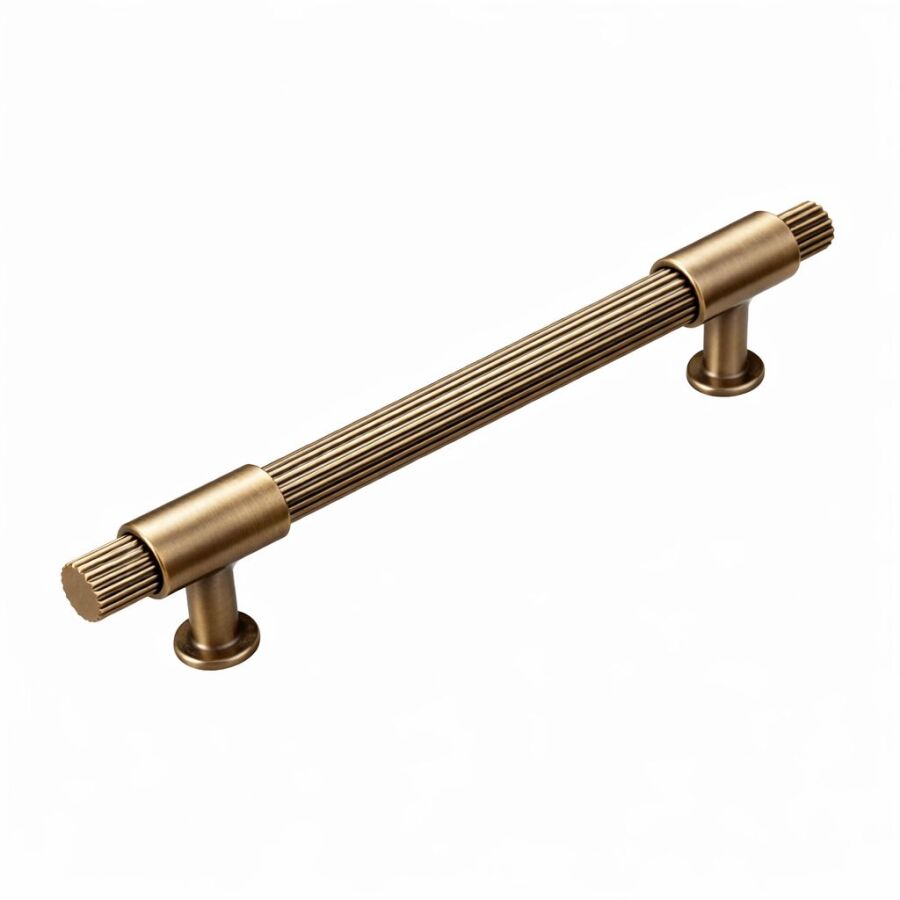 159 192mm Mat Sarı Antik Kulp