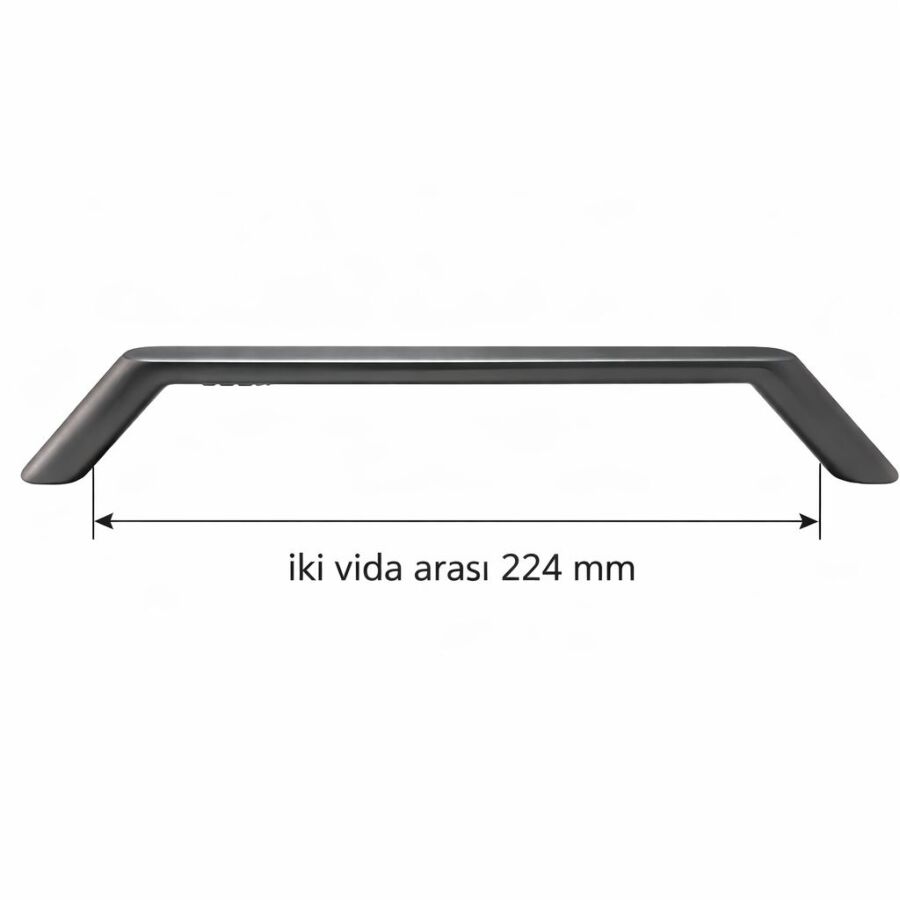 551 224mm Mat Skoç Füme Kulp