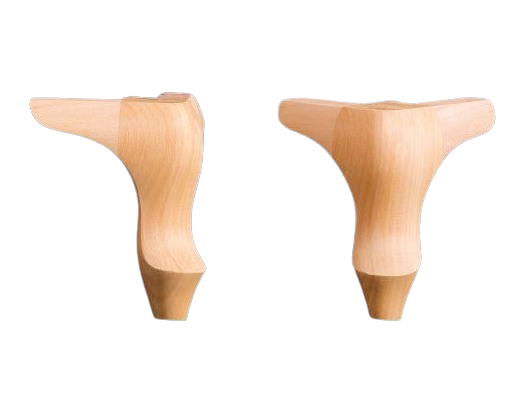 15cm 8x8 Lükens Ahşap Dekoratif Mobilya Ayağı Kulaklı