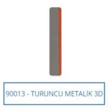 22mm*1mm Çift Renk Desenli Pvc TWİN COLORS