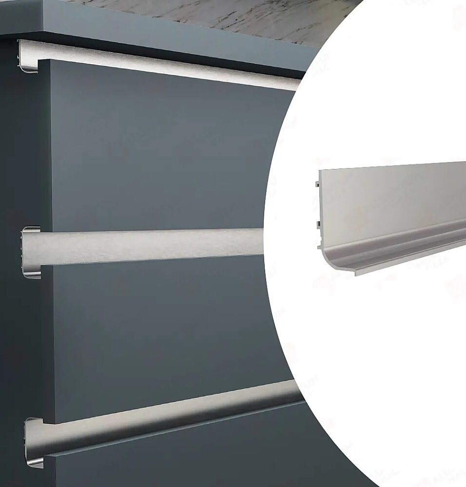 2647 GOLA GİZLİ. KULP ALMET L PROFİL. 3 M İNOX