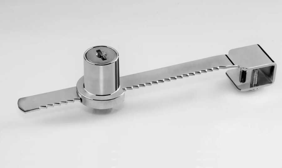 328 .140 Sürgülü Cam Kapak Kilidi 140mm