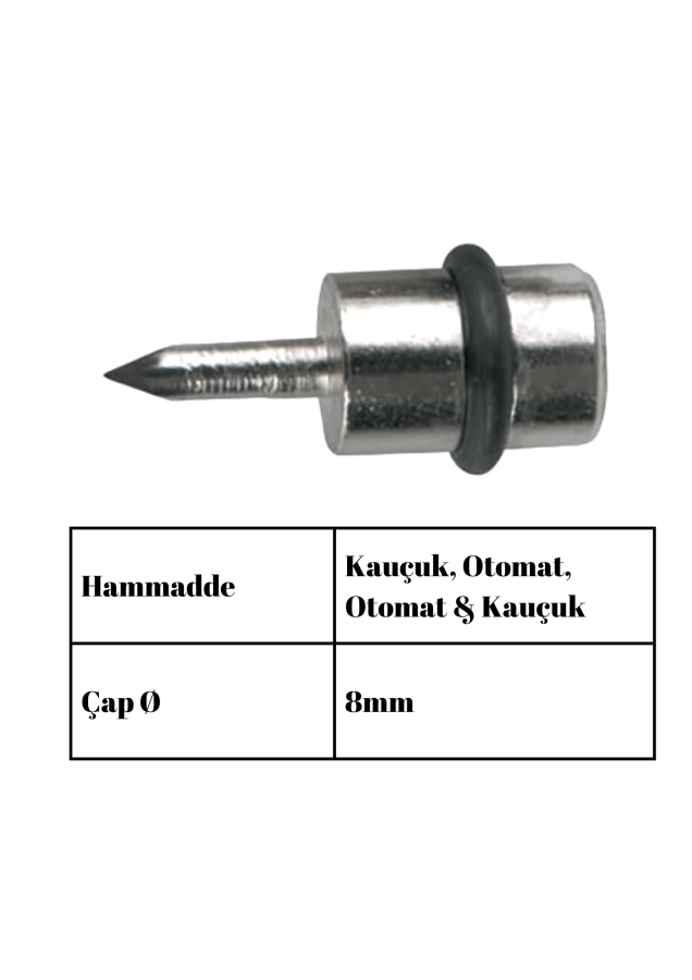 33313-Çivili Contalı Raf Pimi Otomat.8*20,5
