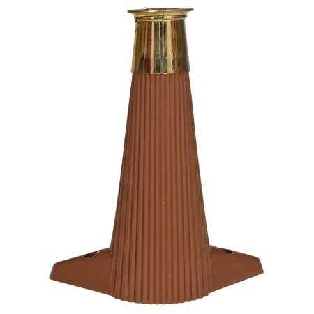 ELİF / ASYA 15 CM ÇİZGİLİ KAHVE PLASTİK BAZA AYAK