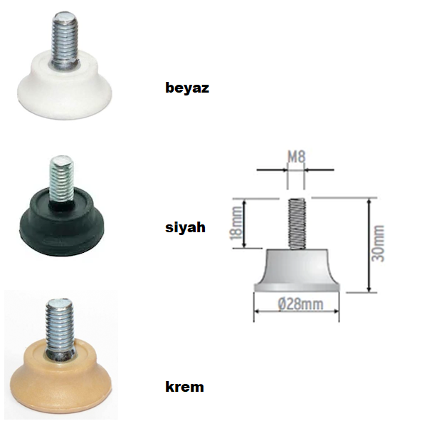 AY-1504 Küçük Bingo Ayak RENKLER