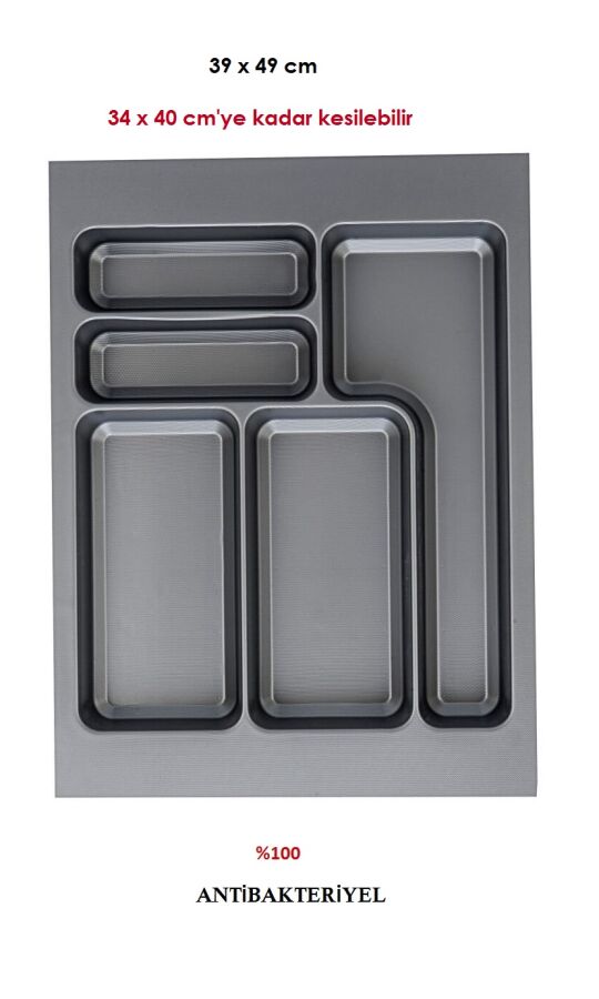 AYD-4501 STRONG 39*49 450MM MODÜL KAŞIKLIK ANTRASİT