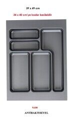 AYD-4501 STRONG 39*49 450MM MODÜL KAŞIKLIK ANTRASİT