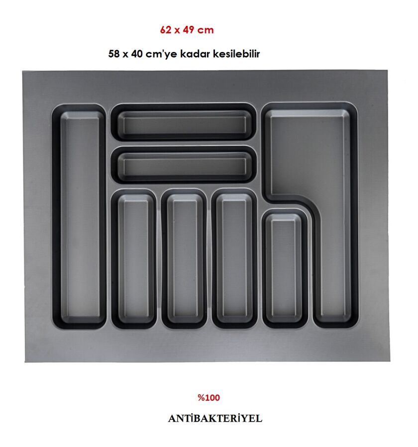 AYD-4505 STRONG 62*49 650MM MODÜL KAŞIKLIK ANTRASİT