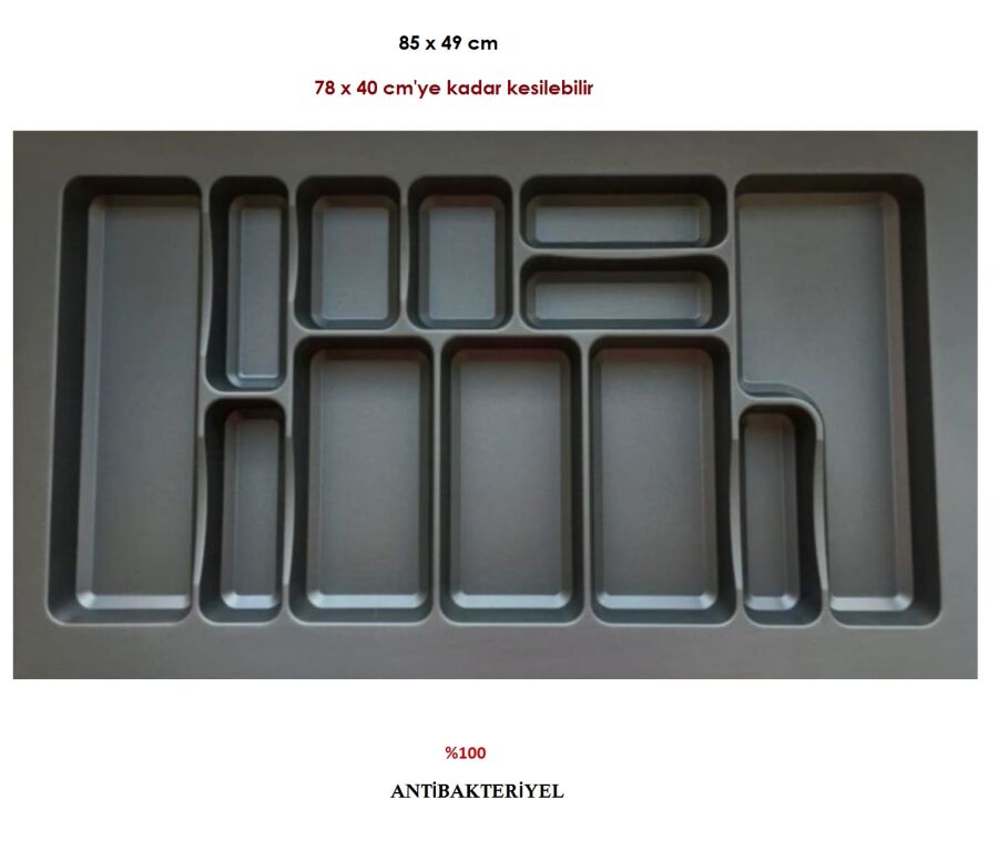 AYD-4508 STRONG 86*49 900MM MODÜL KAŞIKLIK ANTRASİT