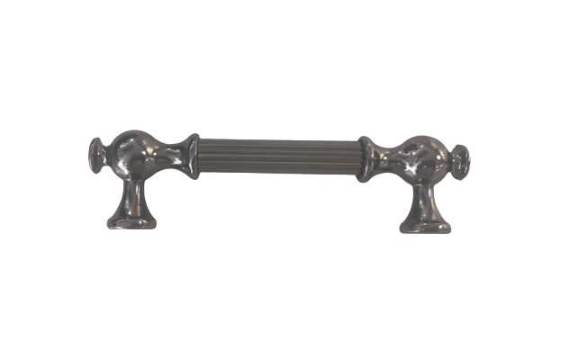 Dinamik Kalın Çizgili Borulu Sude Kulp Füme 160mm