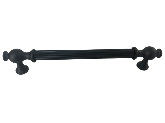 Dinamik Kalın Çizgili Borulu Sude Kulp Siyah 160mm