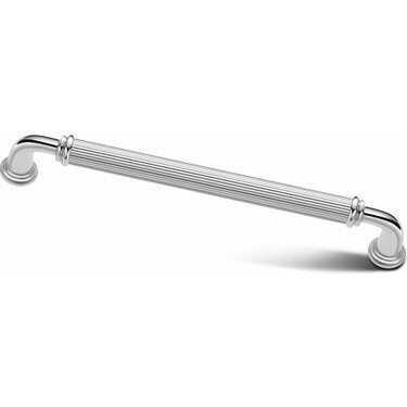 Düz Kalın Çizgili 96mm Krom