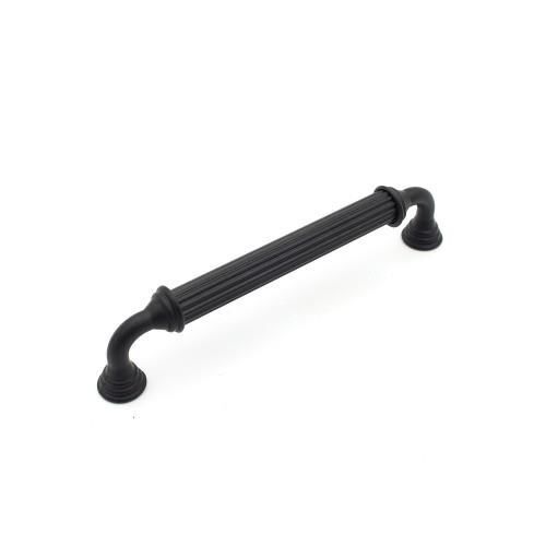 Düz İnce Çizgili Kulp 96mm Siyah