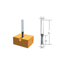 Elmas Kanal Tarama Bıçağı 12x10mm