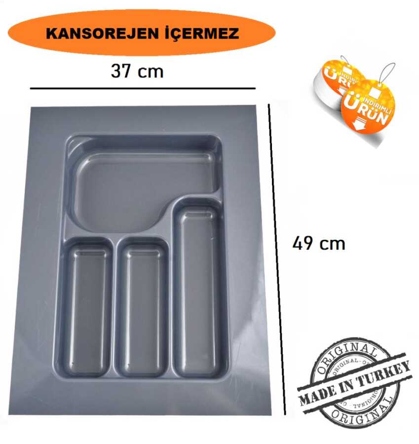 Kaşıklık 37*49 Beyaz / GRİ
