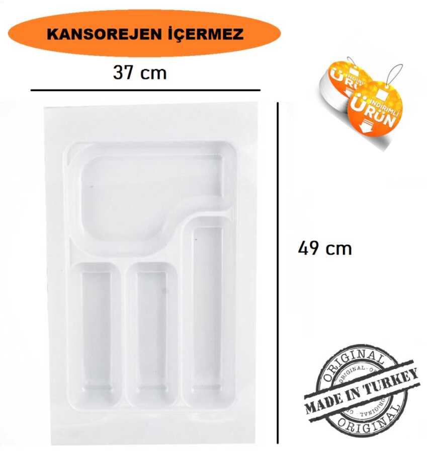 Kaşıklık 37*49 Beyaz / GRİ