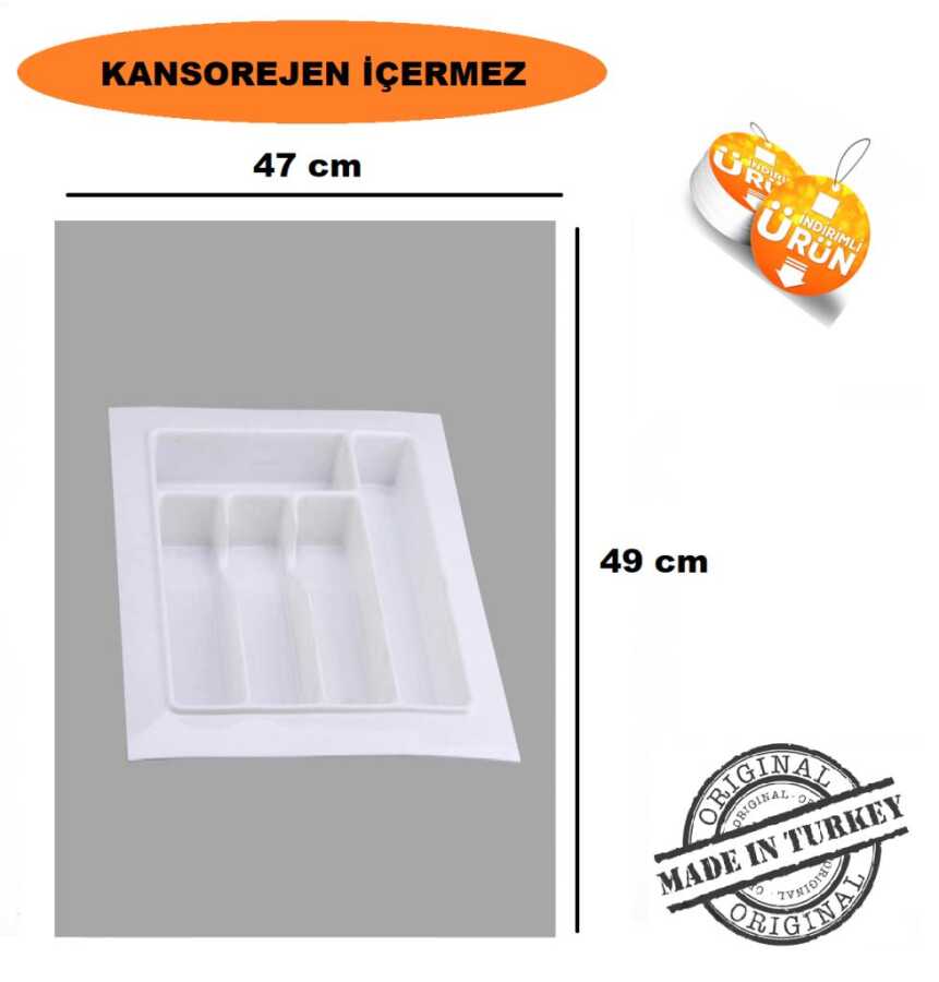 Kaşıklık 46/47*49 BEYAZ / GRİ