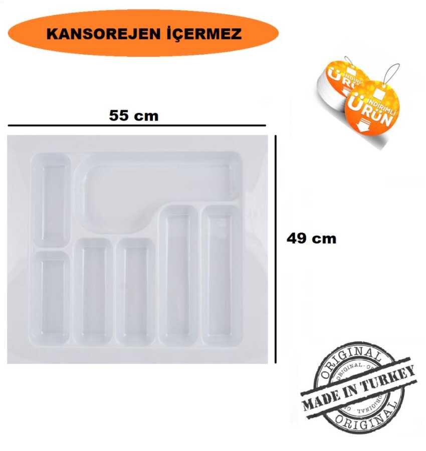 Kaşıklık 55*49 Beyaz / GRİ