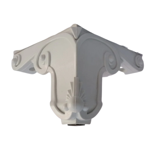 Lükens Aslan 12 CM Beyaz PLASTİK BAZA AYAK