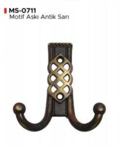 Lüks Motif Askı Antik Sarı