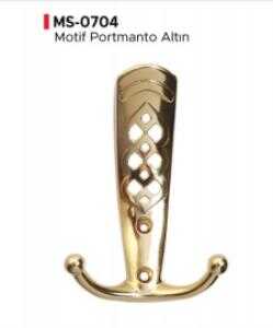 Lüks motif Portmanto ALTIN
