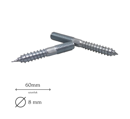 M8*60 Trifon Saplama çinko