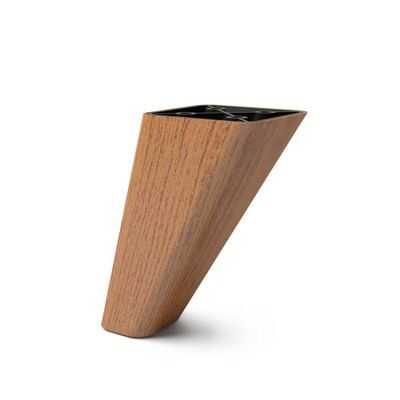 ŞENOL YATAY 12 CM CEVİZ SİYAH AYAK PLASTİK BAZA AYAK