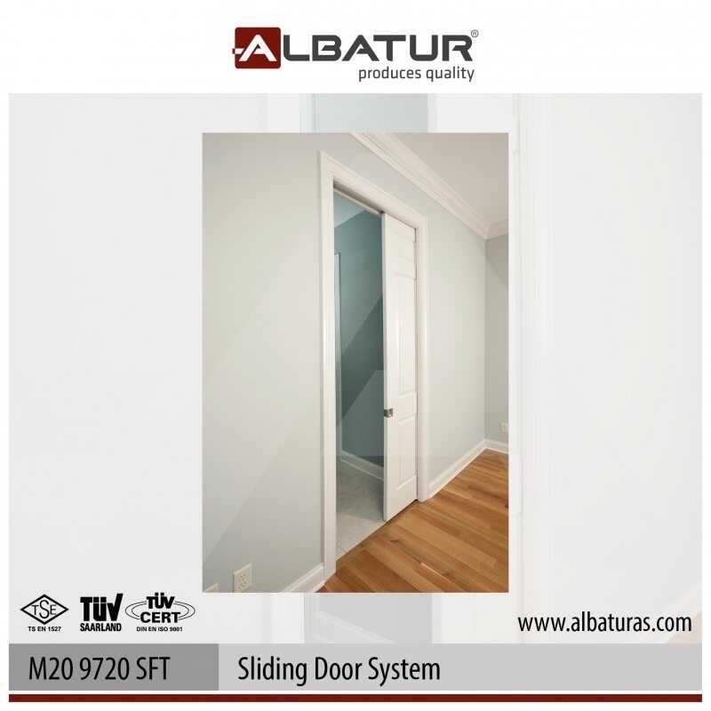 9720 SFT Çift Yavaşlatıcı Sürgü Kapı Sistemi 120 KG