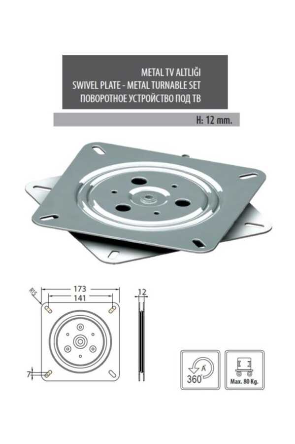 Metal TV Altlığı 173*173