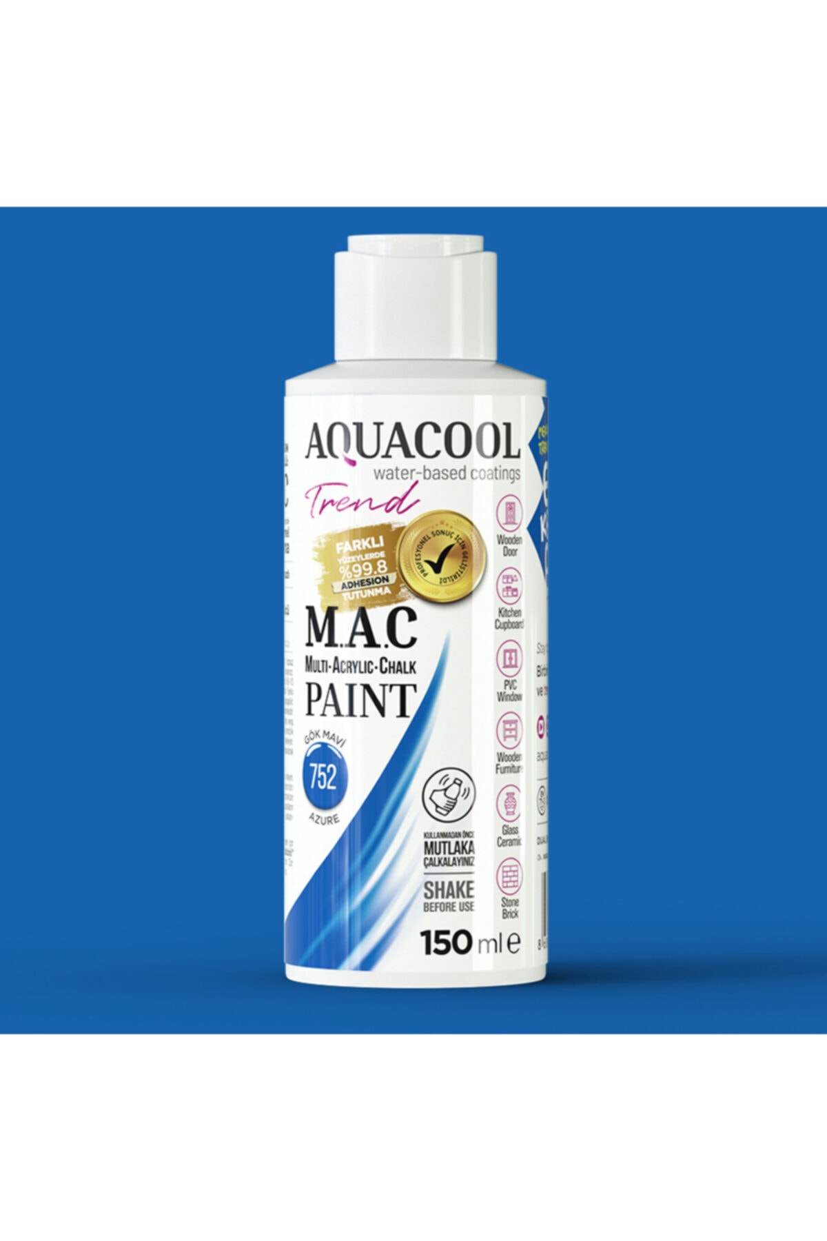 A.T. MAC BOYA 752 GÖK MAVİ 150ML