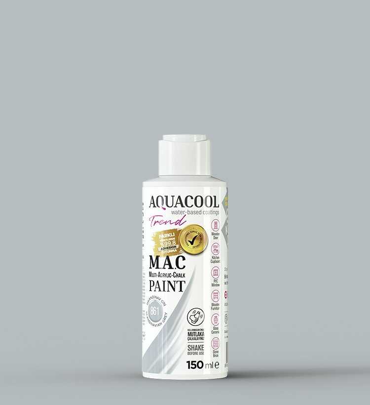 A.T. MAC BOYA 861 İSKANDİNAV GRİ 150ML