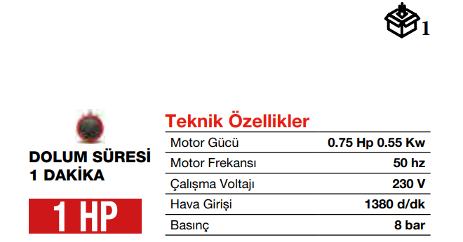 SC 1025 Monofaze Sessiz Kompresör ATTLAS