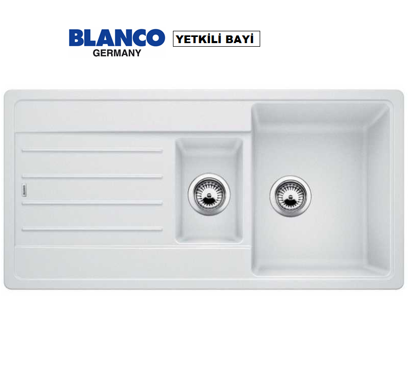 522209 BLANCO LEGRA 6 S 1,5 Göz 50x100 cm Granit Evye Beyaz