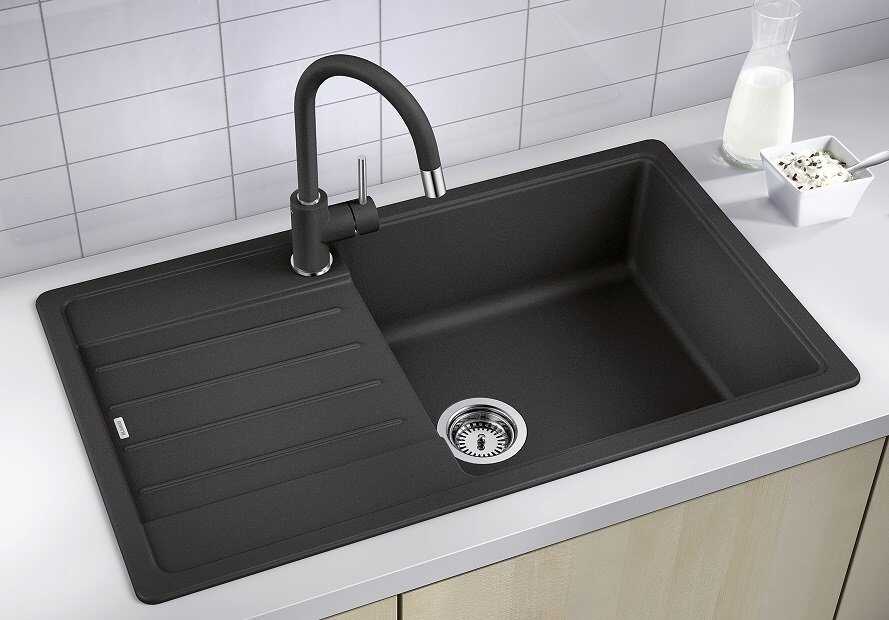 523326 BLANCO LEGRA XL 6 S 1 Göz 50x86 cm Granit Evye Antrasit