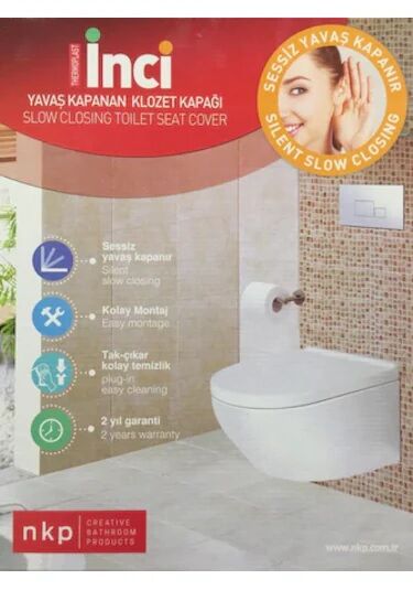 0336 İnci Soft Klozet Kapağı YAVAŞLATICILI