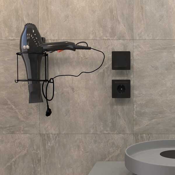 Decorev Fön Makinesi Asma Aparatı Siyah