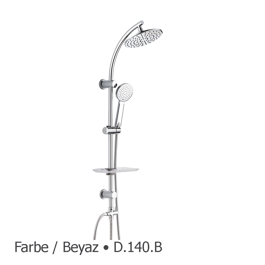 DEPPOT D.140.B FARBE BEYAZ TEPE DUŞ SETİ