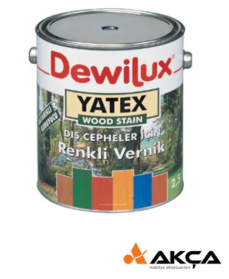 Dyo Yatex Renkli Dış Cephe Verniği 2,25Lt."Galon"