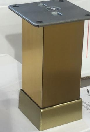 ER-147-Lüx Kare Ayak Sarı 10 cm