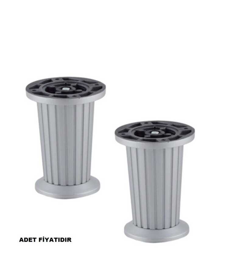 ER-347 Plastik Çizgili Konik Ayak 8 cm