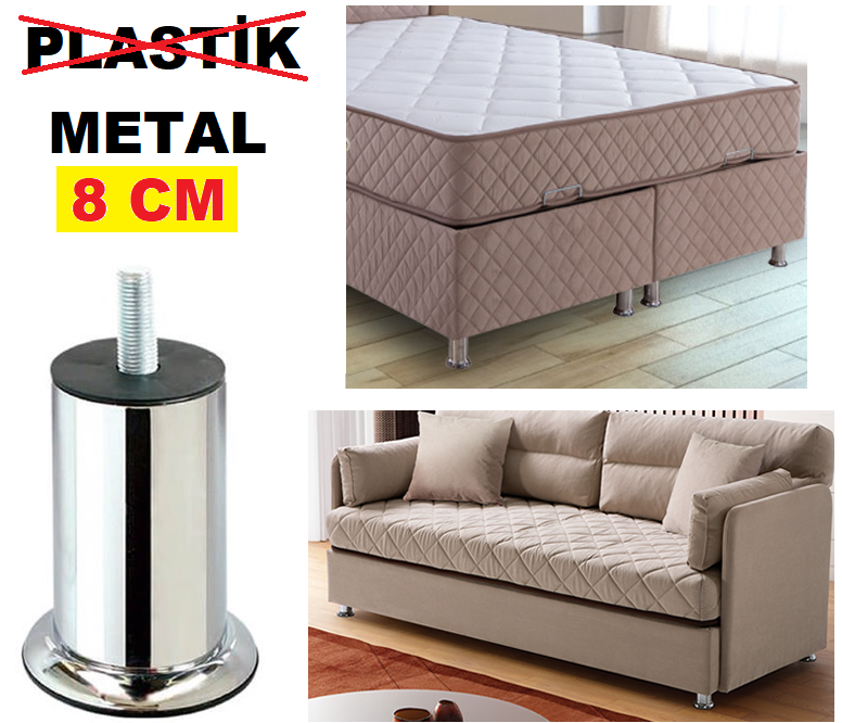 ER-520 Jüpiter Ayak 8cm 51'LİK METAL SAPLAMALI